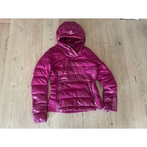 Lululemon Down Jacket Size 6 Puffy Hot Pink Ripened Raspberry Puffer